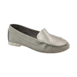 Sergio Leone 721 suede loafers grey 1