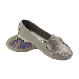 Sergio Leone 721 suede loafers grey 3