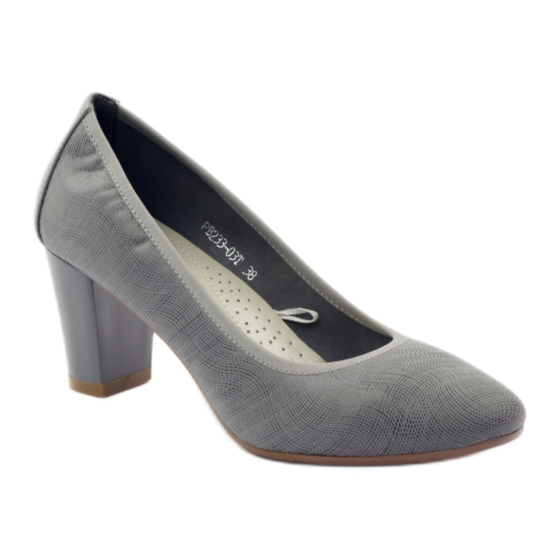Sergio Leone women's pumps on the 233 gray post grey 1