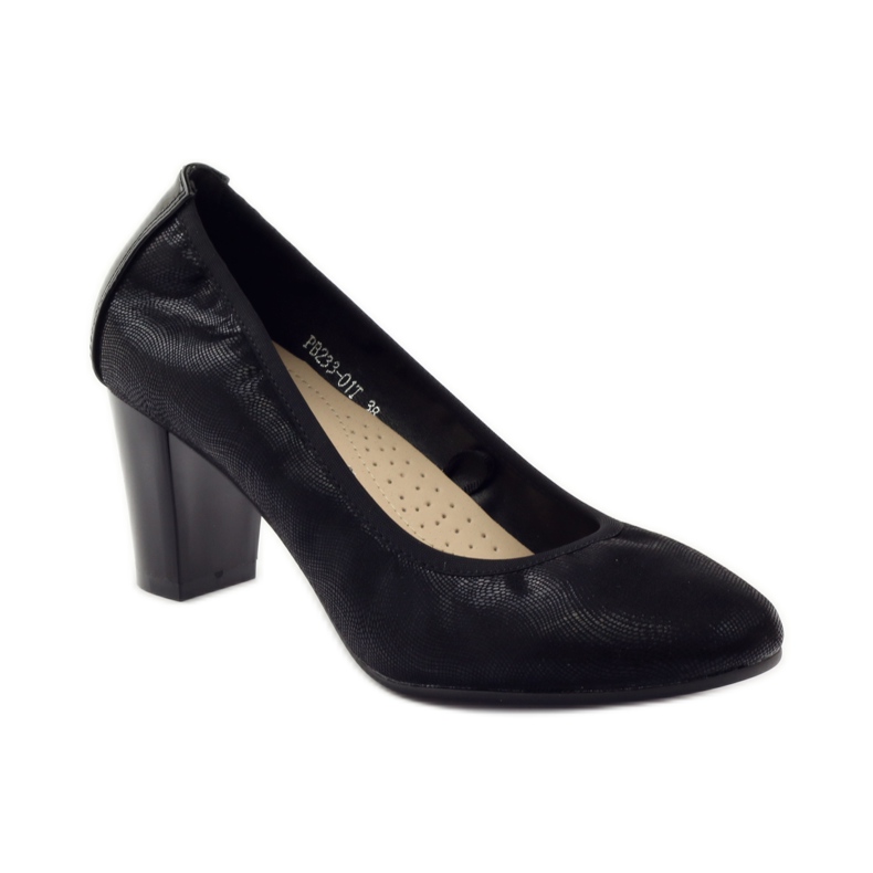 Sergio Leone Pumps on a post 233 black 1