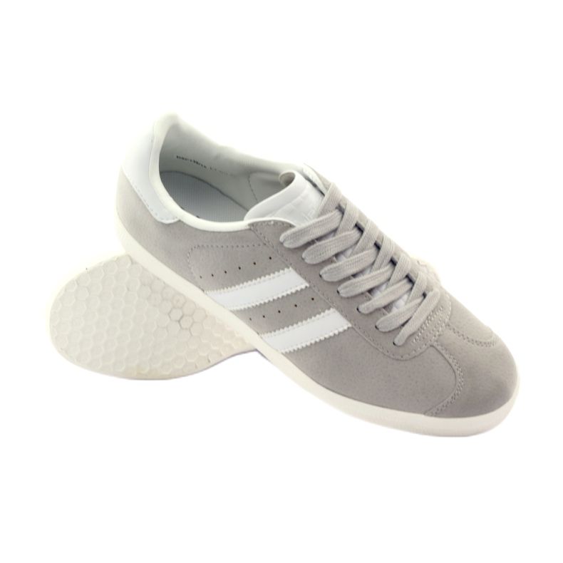 Mckey DSP135 gray sport shoes white grey 3
