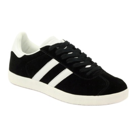 McKey Women's sports shoes DSP135 black sneakers white 1