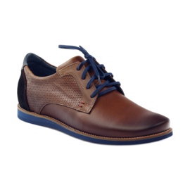 Casual shoes for men Nikopol 1657 brown black navy blue 1