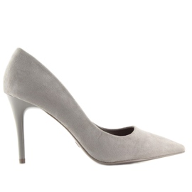 Gray GF-JX78 Gray stilettos for women grey 2 Gray GF-JX78 Gray stilettos for women grey 2