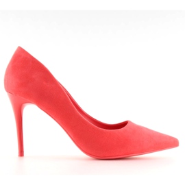 Women's coral stilettos GF-JX78 Fuchsia pink 2