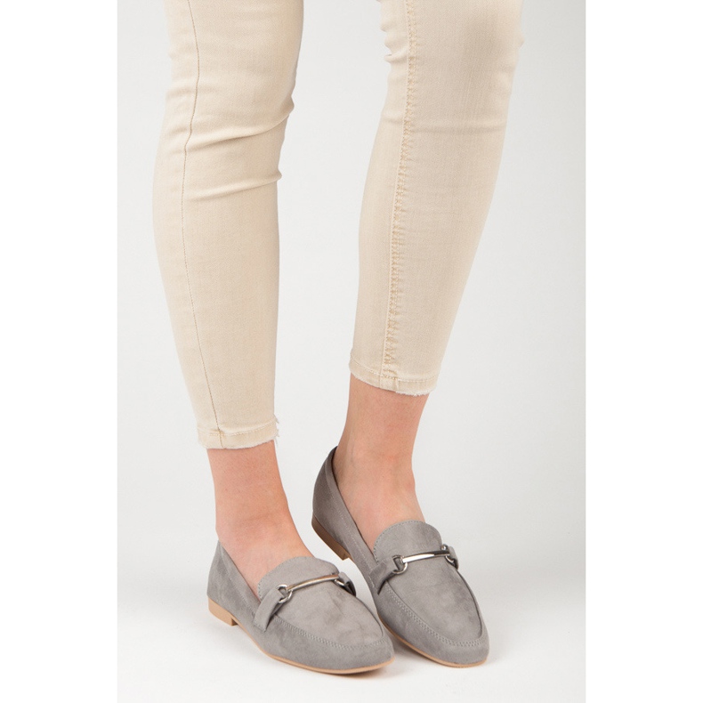 Women's vices loafers grey 1