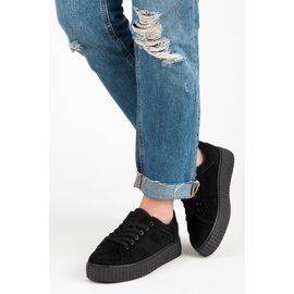 Seastar Suede sneakers on the platform black 2