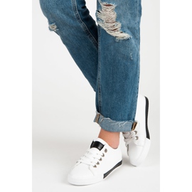 Lace-up sneakers white 2