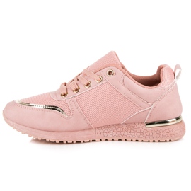 Seastar Women's sport shoes yellow pink 1