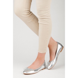 Seastar Silver ballerinas grey 2