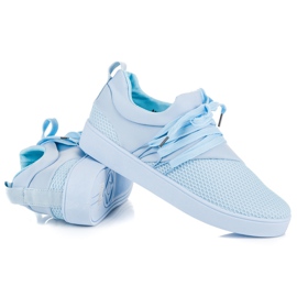 Blue sports shoes 1