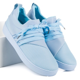 Blue sports shoes 2