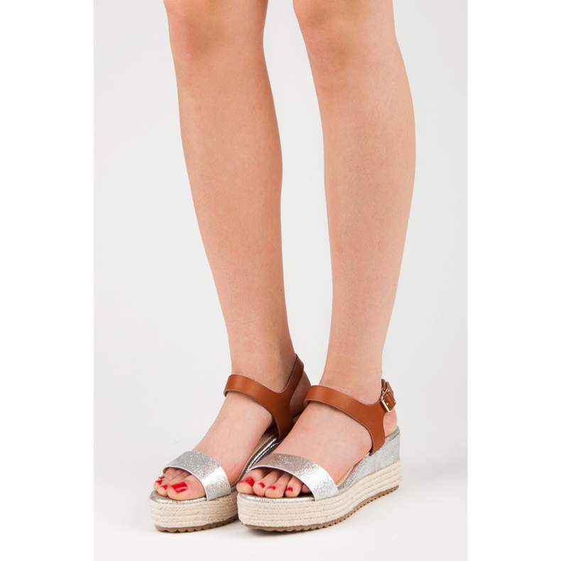 Seastar Wedge espadrilles sandals grey 1