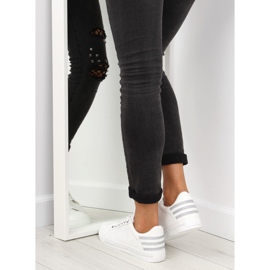 White women's sneakers SU09p White 2