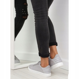 Gray Women's gray sneakers SU09p Gray grey 2