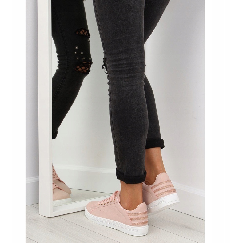 Pink women's sneakers SU09p Pink 1