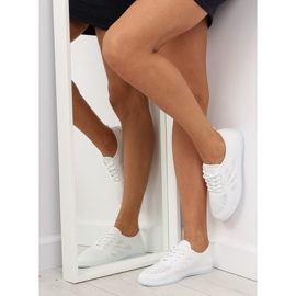 Women's white sneakers LA10P white 1