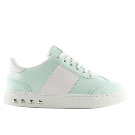 Pastel mint green women's sneakers 2