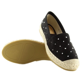 Black Espadrilles with studs 5481 black 1