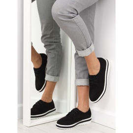 Black black laced loafers 1