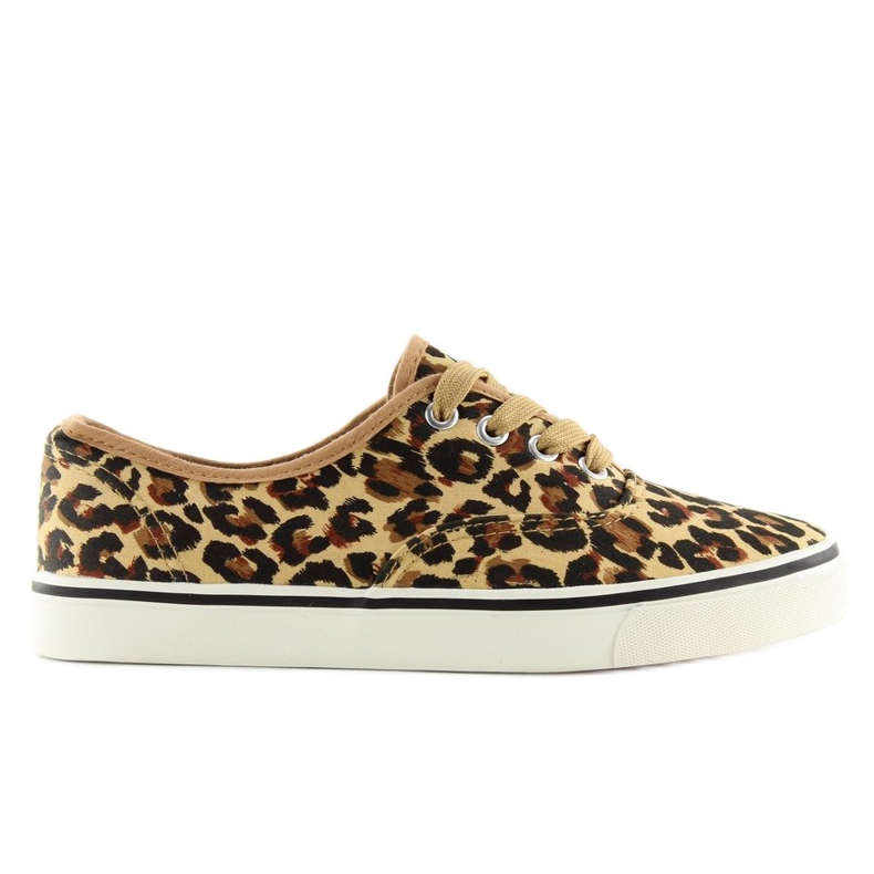 K-75 Leopard lace-up sneakers brown 1