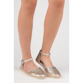 Leather espadrilles vinceza sandals yellow 1