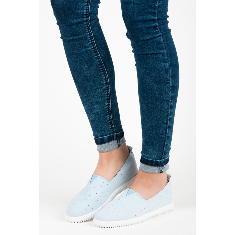 Seastar Suede slipons blue 1