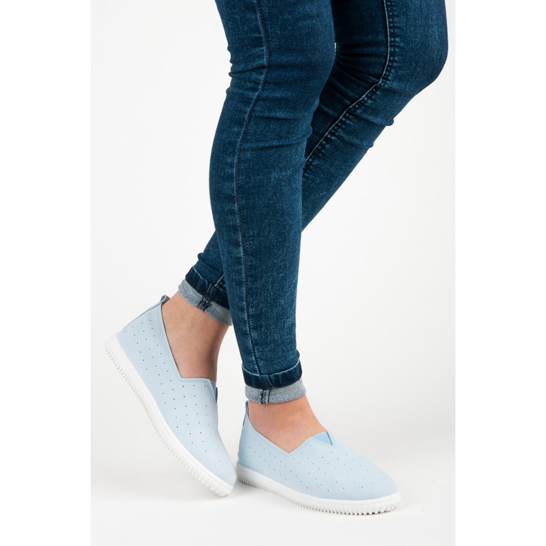 Seastar Suede slipons blue 2