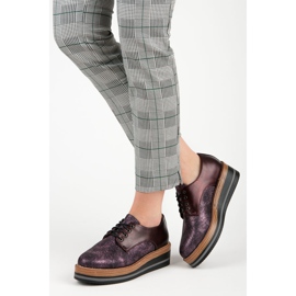 Kylie Stylish burgundy wedge shoes red 2 Kylie Stylish burgundy wedge shoes red 2