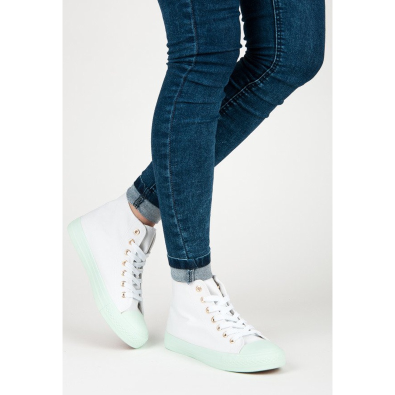 Coura Sneakers over the ankle white 2