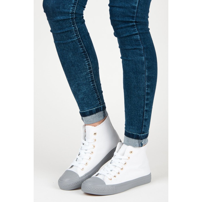 Coura Sneakers over the ankle white 1