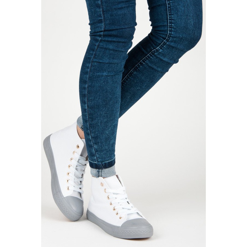 Coura Sneakers over the ankle white 2