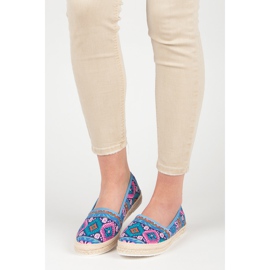 Espadrilles with an ethnic pattern multicolored 1