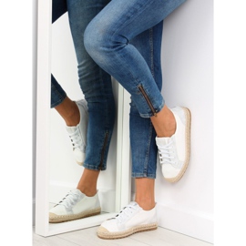 White espadrilles sneakers BB02P White 2