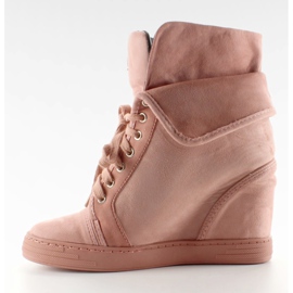 Suede sneakers B12-22 Pink - ii grade 2