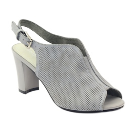 Sandals on the post of Sergio Leone 812 grey 1