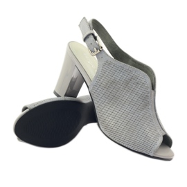 Sandals on the post of Sergio Leone 812 grey 3