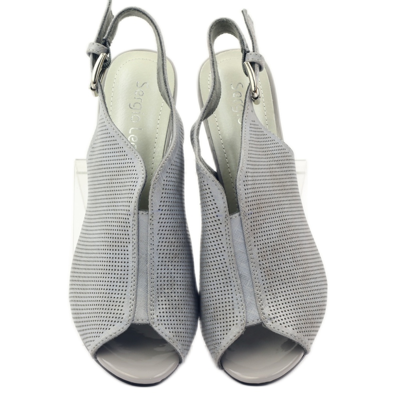 Sandals on the post of Sergio Leone 812 grey 4