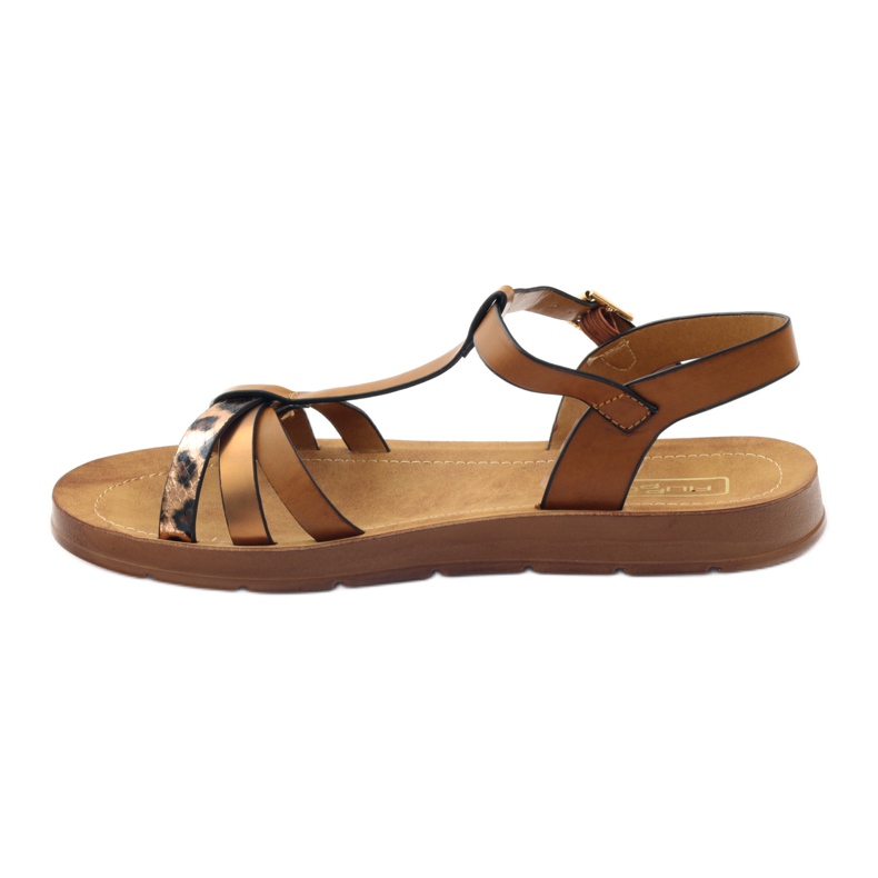 Filippo Panther women's sandals wz 103 brown yellow 2
