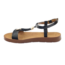 Filippo Black women's sandals 104 yellow 2