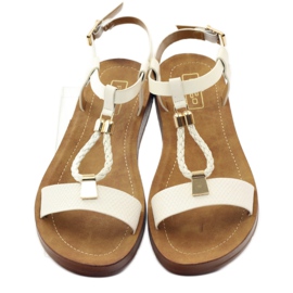 Filippo Women's sandals wz 104 white yellow 4 Filippo Women's sandals wz 104 white yellow 4