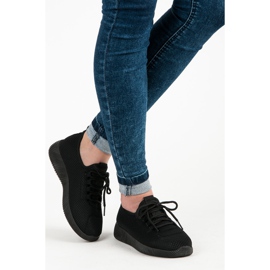 Black slip-on sneakers 2
