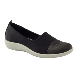 Very comfortable Aloeloe slipony shoes black 1