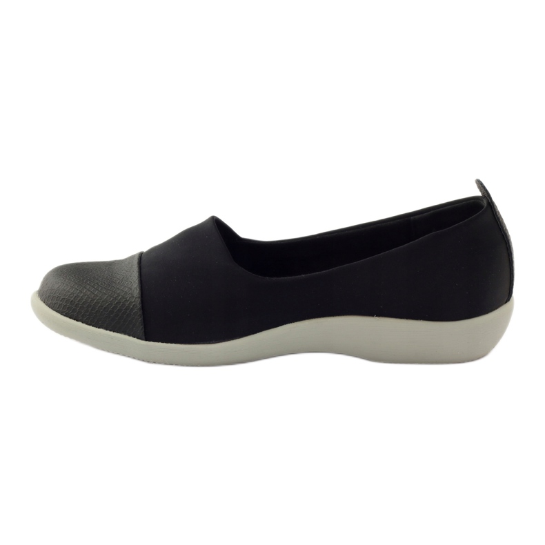 Very comfortable Aloeloe slipony shoes black 2