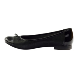 Ballerinas with bow Angello black 1704 2