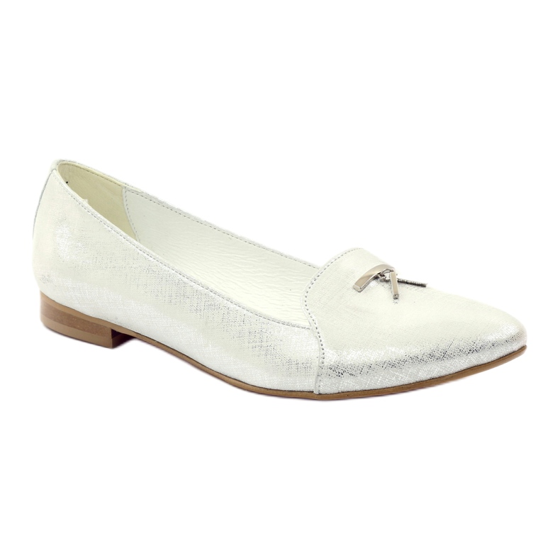 Lordsy ballerinas with silver Angello decoration grey 1