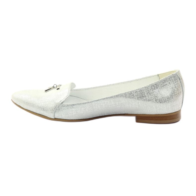 Lordsy ballerinas with silver Angello decoration grey 2