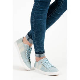 Sport Binding denim sneakers blue 2