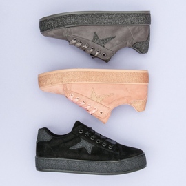 MCKEYLOR glitter sneakers black 1