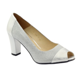 Women's pumps Gamis 1525 silver grey 1